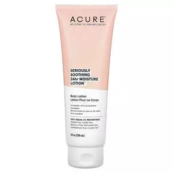 ACURE, soothing, 24-hour moisture lotion, unscented, 8 fl oz (236 ml)
