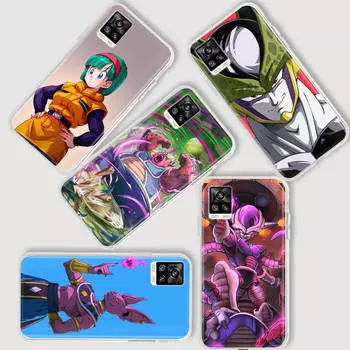 AD56 Dragon Ball прозрачный чехол для Samsung A04 A14 A23 A34 A54 M23 M33 M52 M53 Realme 10 9 C30S C35 C55 VIVO Y02 Y21 Y33S Y51 X80 V25 крышка Infinix Hot 30i гагат