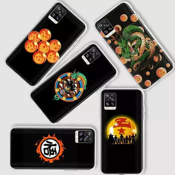 AD58 Dragon Ball аниме прозрачный чехол для Samsung A04 A14 A23 A34 A54 M23 M33 M52 M53 Realme 10 9 C30S C35 C55 VIVO Y02 Y21 Y33S Y51 X80 V25 чехол Infinix Hot 9 Pro гагат