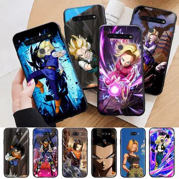 AD64 Dragon Ball Android черный чехол для OPPO Reno 8 6 5 4 Pro Find X3 A17 A31 A38 A40 A53 A54 A55 A74 A76 A78 A77 A80 A94 A95 A96 Pro Sofe Cover OPPO A73 2020 4G эбеновый