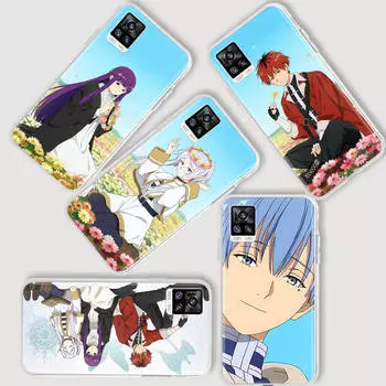 AD65 Frieren прозрачный чехол для Samsung A04 A14 A23 A34 A54 M23 M33 M52 M53 Realme 10 9 C30S C35 C55 VIVO Y02 Y21 Y33S Y51 X80 V25 чехол Infinix Note 10 бездна