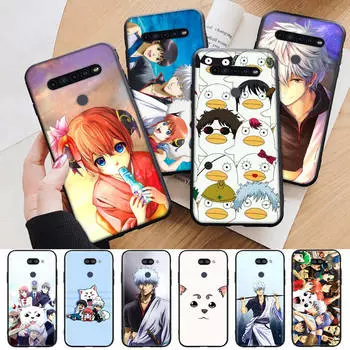AD70 GINTAMA Black Case for iPhone 16 15 Plus 14 13 12 11 Pro 8 7 6S SE 5S X XR XS Max Realme C30 C33 C31 9I Huawei Y8P Y9 Sofe Cover VIVO Y21T кожа буйвола