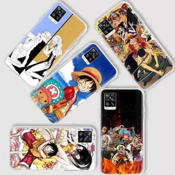 AD82 цельный прозрачный чехол для Samsung A04 A14 A23 A34 A54 M23 M33 M52 M53 Realme 10 9 C30S C35 C55 VIVO Y02 Y21 Y33S Y51 X80 V25 чехол Tecno Camon 18 олений