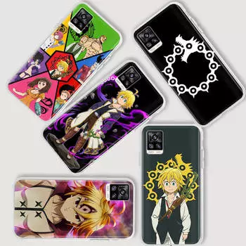 AD84 Семь смертных грехов прозрачный чехол для Samsung A04 A14 A23 A34 A54 M23 M33 M52 M53 Realme 10 9 C30S C35 C55 VIVO Y02 Y21 Y33S Y51 X80 V25 крышка Tecno Pova 4 арлекин