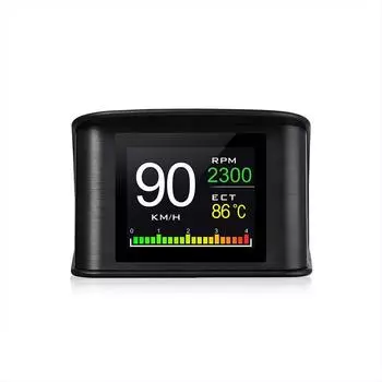 AD Universal P10 Head Up Display HUD Speedometer OBD Smart Digital Overspeed Alarm Engine Fault Code Car Navigator Car Safely