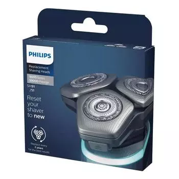 Адаптация бритвенной головки Philips SH91 Все серии 9000 (S9xxx), Престижная серия (SP9xxx) 3 сетки для лезвий+3 головки для лезвий