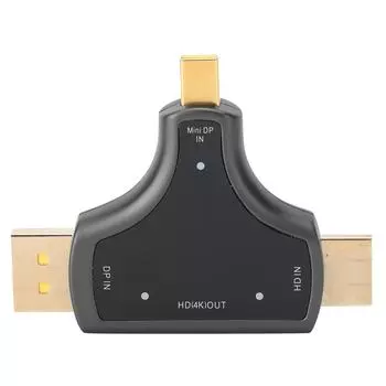 Адаптер 3 в 1 многофункциональный 4K HD портативный ноутбук DriveFree DP интерфейс D62A