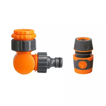 Адаптер + 4-точечный пластиковый противоизгибный соединитель для смесителя, переключающий клапан для смесителя для раковины с аэратором для кухни и ванной комнаты One Size