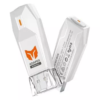 Адаптер беспроводного контроллера Bluetooth BIGBIG WON для Xbox Series X|S/Xbox One X|S/Elite Series 2/PS5/PS4/Switch Адаптеры беспроводной консоли для Windows 6.75x2.4x1.25cm белый