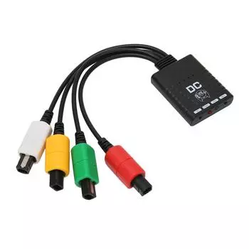 Адаптер беспроводного контроллера, конвертер контроллера Bluetooth на 4 игрока для консоли Sega DC для PS5 для
