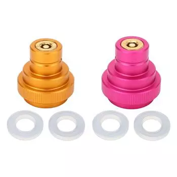 Адаптер CO2 для газированной воды TR21 4 с наружной резьбой, разъем баллона с CO2 для газированной воды для Terra золотой/оранжевый