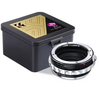Адаптер Concept Mount Кольцо-переходник для крепления объектива Pentax серии K Адаптер-переходник для крепления объектива Fuji Film X Mount Body Достигает бесконечности K&F PK/DA-FX