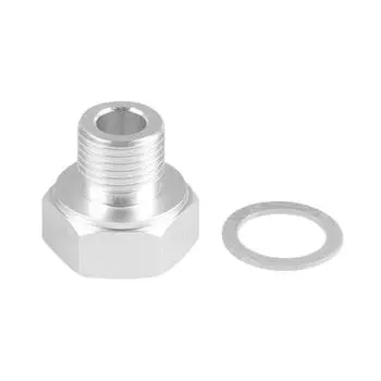 Адаптер датчика давления масла с наружной резьбой на внутреннюю резьбу NPT, автомобильный адаптер датчика давления масла с шайбой для замены двигателя LS