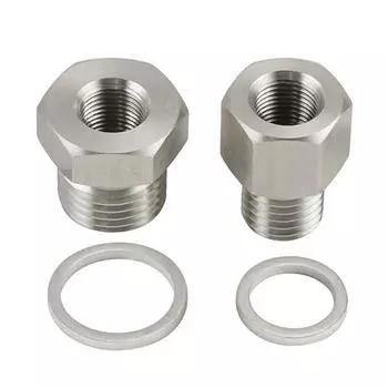Адаптер датчика давления масла в двигателе с мужской резьбой на внутреннюю резьбу NPT, разъем адаптера датчика давления масла в автомобиле для замены двигателя LS