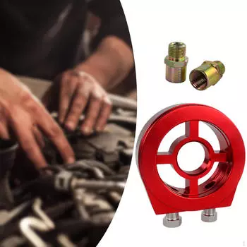 Адаптер давления масла Сэндвич-пластина Прочная простая в использовании Практичная износостойкая замена красный