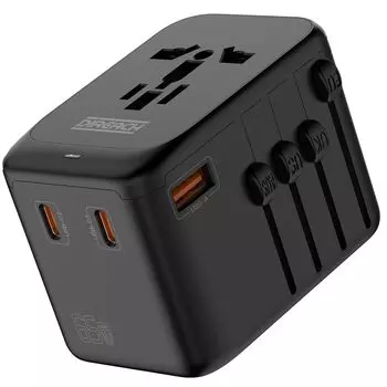 Адаптер DIREACH 4 порта 65 Вт GaN для путешествий по всему миру