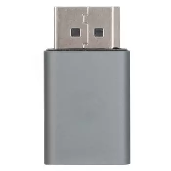 Адаптер DisplayPort из алюминиевого сплава DisplayPort Male to Mini DP Female Adapter для передачи видео