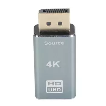 Адаптер Displayport to HD Multimedia Interface Professional Plug and Play 4K 30 Гц 1080P 120 Гц для