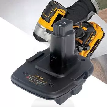 Адаптер для аккумулятора DM18D Легко носить с собой Простая установка Дизайн USB-порта 20 В