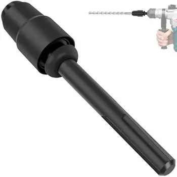 Адаптер для электрической дрели SDS Max на SDS Plus Прочный инструмент для переделки патрона для дрели из стали 40Cr Переходник для дрели SDS Max на SDS Plus чёрный