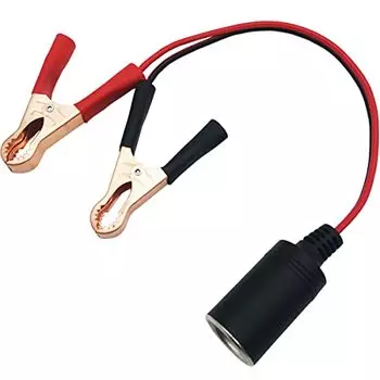 Адаптер для автомобильного прикуривателя CTRICALVER 12 В/24 В, 25 см, 16AWG, зажим для рта (1шт)