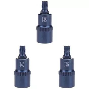 - Адаптер для бит 1/2 дюйма, адаптер для торцевых головок Torx, ручной инструмент для ремонта (Т45)