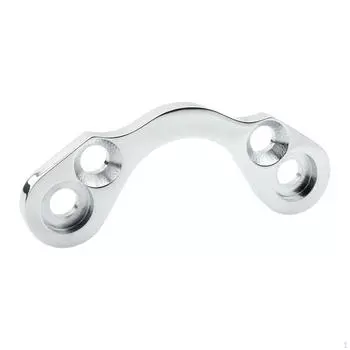 Адаптер для дерева на руле, верхний зажим, алюминиевый, широкий стояк 3,5 дюйма, профессиональные запасные части, прочные запасные части silvery