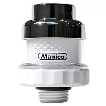 Адаптер для душевой лейки Magico Magic Bubble Magic Bubble Shower, произведенный в Японии, белого цвета… белый