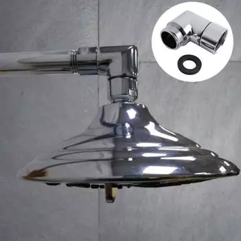 Адаптер для душевой лейки, угловой душевой уголок, хромированный угловой соединитель для душевой лейки, аксессуары для ванной комнаты