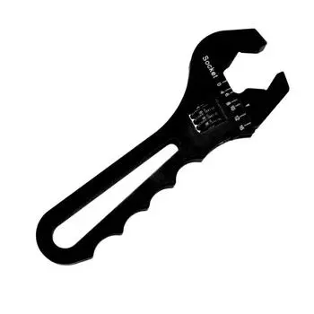 Адаптер для фитинга, алюминиевый инструмент, разводной ключ, прочный ключ для шланга, гаечный ключ для шланга, адаптеры для фитинга, конец чёрный