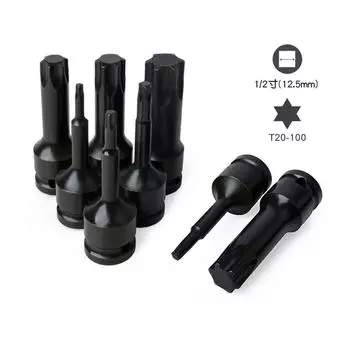 Адаптер для головки 1/2 дюйма, головка-адаптер для бит Star