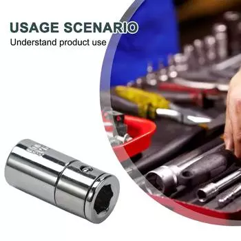 Адаптер для головок, держатель для бит, квадратный привод 1/4