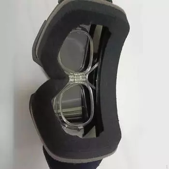 Адаптер для горнолыжных очков Внутренняя оправа Регулируемая Прозрачная Гибкая Аксессуары Портативная