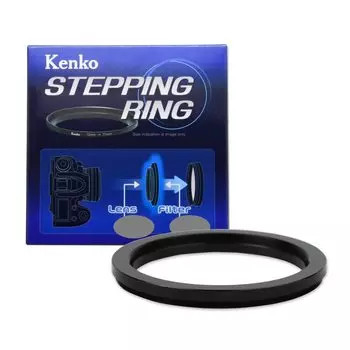 Адаптер для изменения диаметра фильтра объектива Kenko STEPPING RING Step Down Ring 899250 Черный [Повторно импортированная модель] 77-72 мм