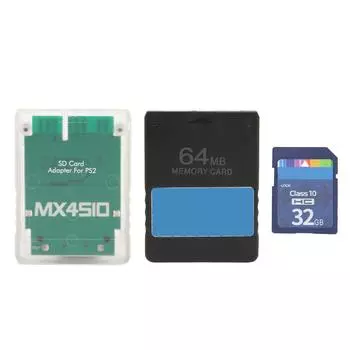 Адаптер для карты консоли Plug and Play Устройство для чтения карт памяти с картой памяти 32G 64MB FMCBV1.966 Thick Machine