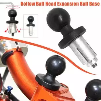 Адаптер для крепления, 1-дюймовое шаровое крепление M8, стержень вилки, крепление для головки шара для оперативной памяти с комплектом для телефона Hol Z9N5 black-One-size