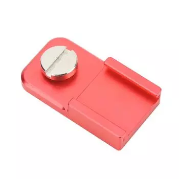 Адаптер для крепления холодного башмака для камеры из алюминиевого сплава с винтом 1/4 дюйма для микрофонов.