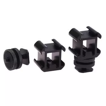 Адаптер для крепления камеры на три головки, два винта, кронштейн, подставка, держатель