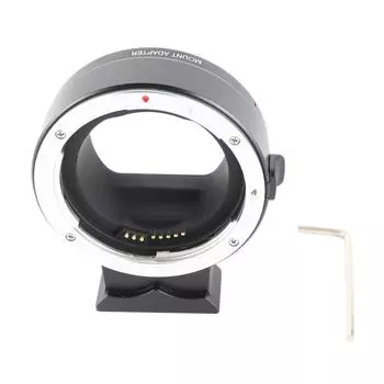 Адаптер для крепления объектива с автофокусом. Конвертер объектива с автофокусом из алюминиевого сплава и меди для крепления EF.