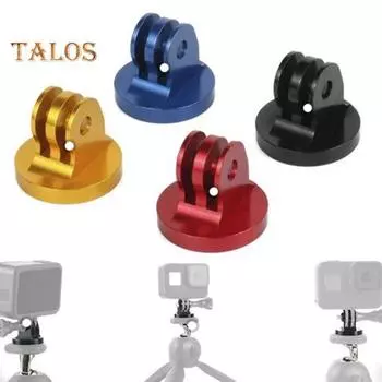 Адаптер для крепления штатива для экшн-камеры, нержавеющий, устойчивый к коррозии, простая установка, крепление для монопода, винт с накатанной головкой для Gopro 12 красный