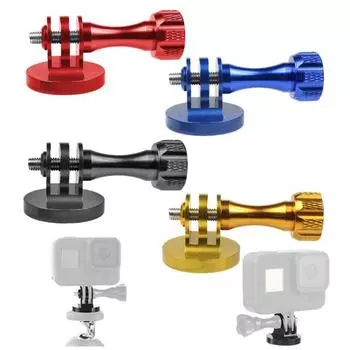 Адаптер для крепления штатива для экшн-камеры, нержавеющий, устойчивый к коррозии, простая установка, крепление для монопода, винт с накатанной головкой для Gopro 12