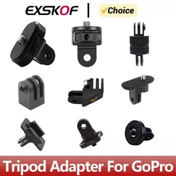 Адаптер для крепления штатива для GoPro Hero 12 11 10 9 8 7 6 5 4 SJCAM AKASO Insta360 X2 X3 DJI Osmo аксессуары для экшн-камер