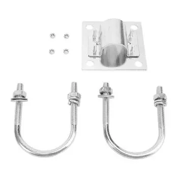 Адаптер для крепления спутниковой антенны на столбе, комплект из нержавеющей стали для телевизионных спутниковых антенн с U-образным болтом для Starlin