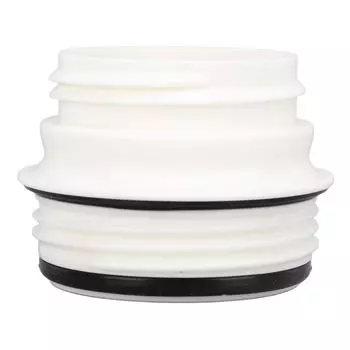 Адаптер для крышки чашки Многоразовый пластиковый переходник для крышки бутылки для воды для разных крышек или соломинок Белый White