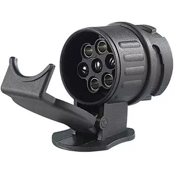 Адаптер для легковых автомобилей и переходник с 13-контактного на 7-контактный/буксировочное устройство с 13-контактного на 7-контактный прицеп) 9x6x5cm