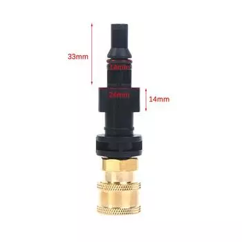 Адаптер для мойки высокого давления на 1/4 быстроразъемный разъем для насадки для мойки автомобиля, адаптер для быстрого подключения полива