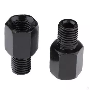 Адаптер для мотоцикла, правая резьба 10 мм — черный