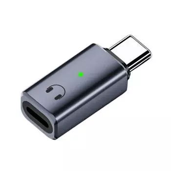 Адаптер для наушников USB-C - аудиоадаптер USB Type C Male - Female Адаптер для наушников Усилитель для гарнитуры Адаптер для Apple серый