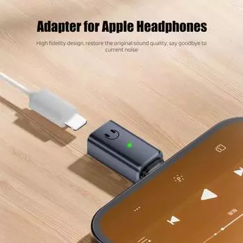 Адаптер для наушников USB C - аудиоадаптер USB Type C Male - Female Переходник для наушников Усилитель для гарнитуры Адаптер для Apple белый