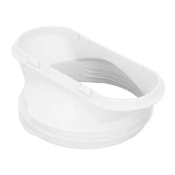 Адаптер для окон кондиционера, плоский выхлопной шланг, соединительная трубка для трубы 5,9 дюйма и 5 дюймов